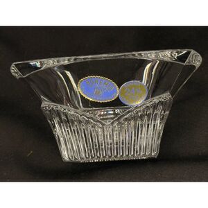 Bohemia Czech 24% Lead Crystal Candle Holder 4"